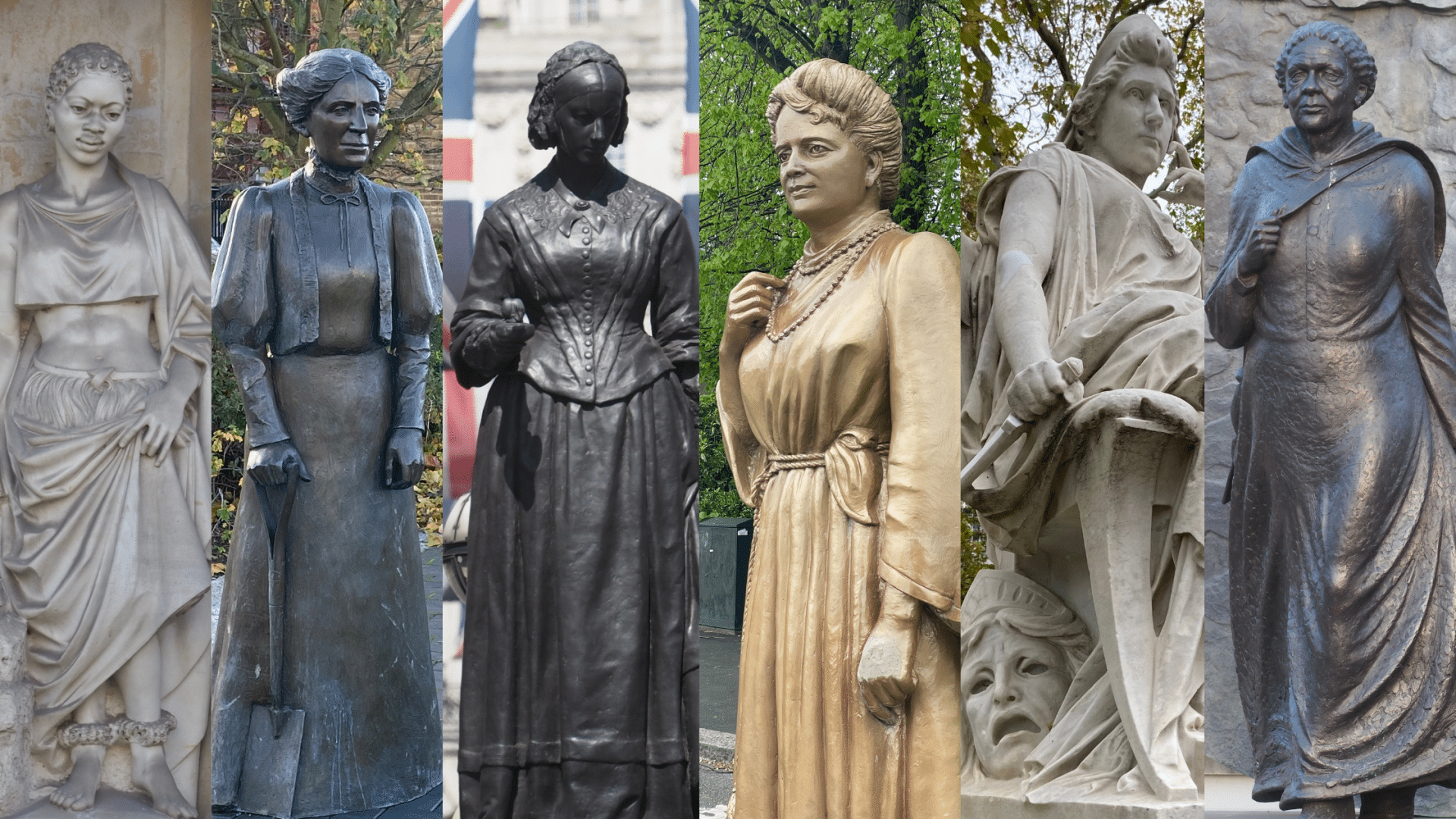 Look_UpLondon's tweet card. Where are the statues of inspiring women in London? There's plenty of monuments, but only 2.7% of UK statues are historic, non-Royal women...