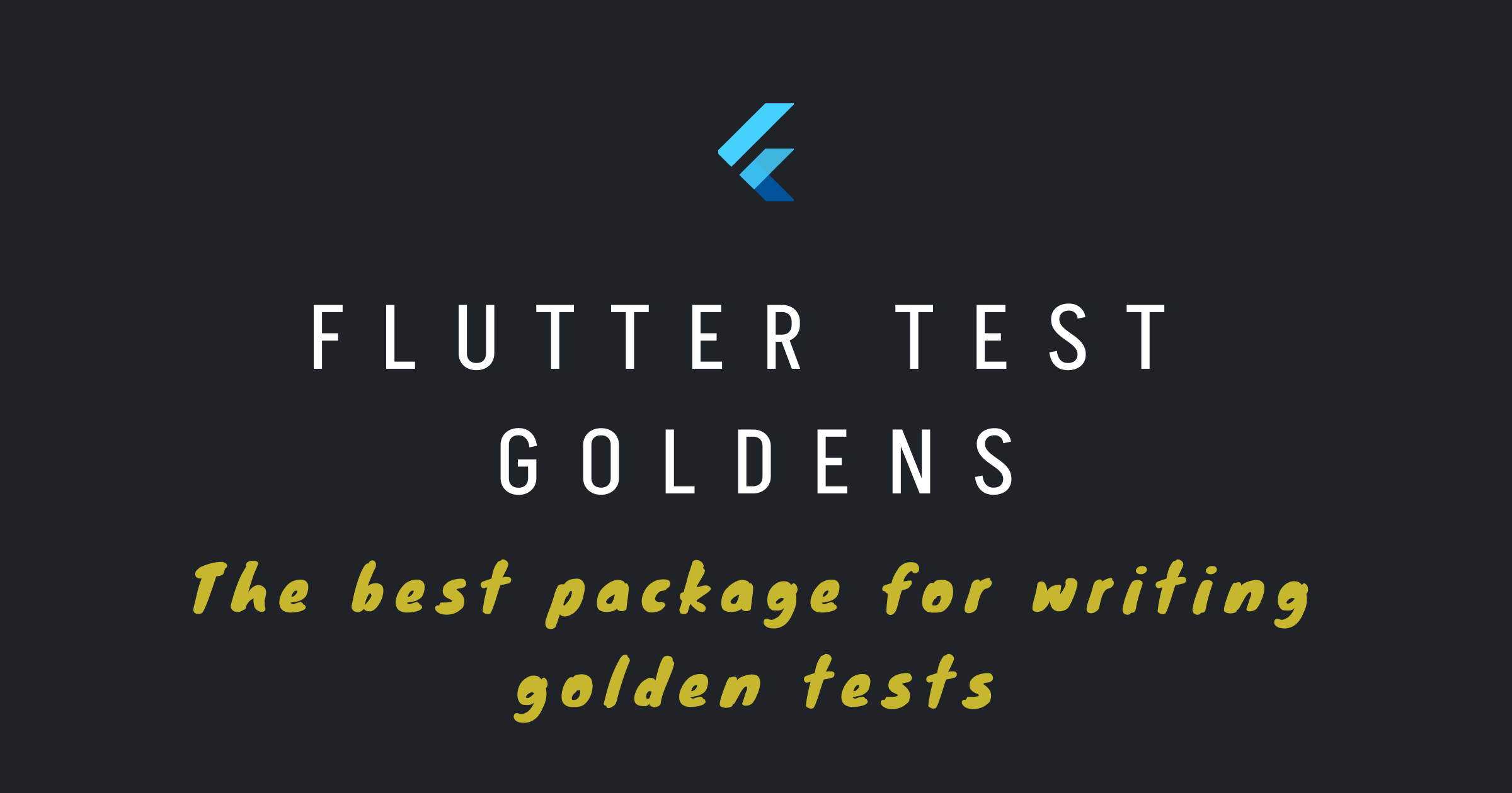 SuprDeclarative's tweet card. The best package for writing golden tests.