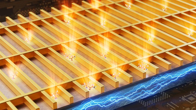 EPFL_en's tweet card. Engineers have harnessed quantum physics to detect the presence of biomolecules without the need for an external light source, overcoming a significant obstacle to the use of optical biosensors in...