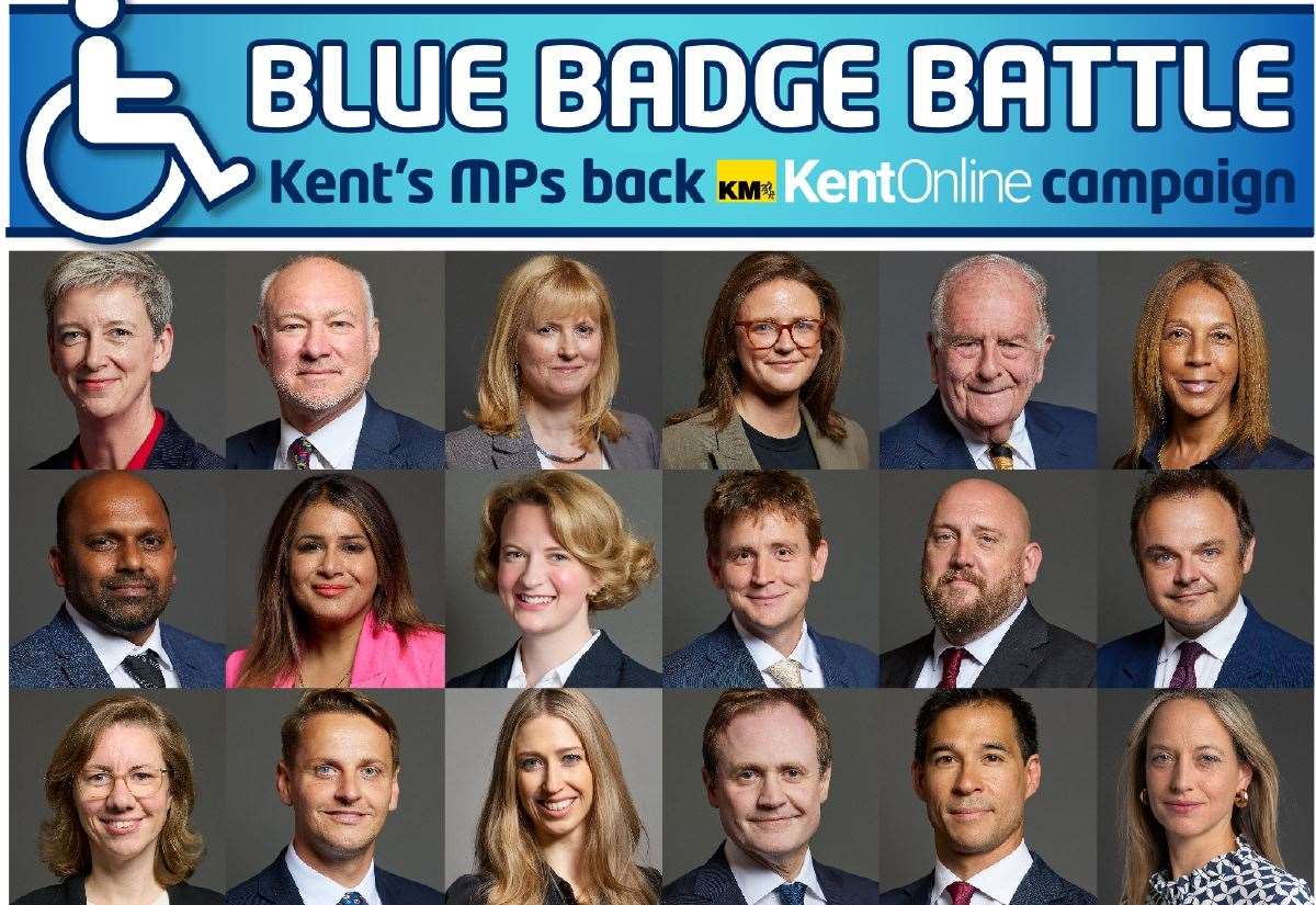 HelenGrantMP's tweet card. All 18 of the county’s MPs are backing KentOnline’s Blue Badge campaign to introduce a temporary parking concession for those in need.