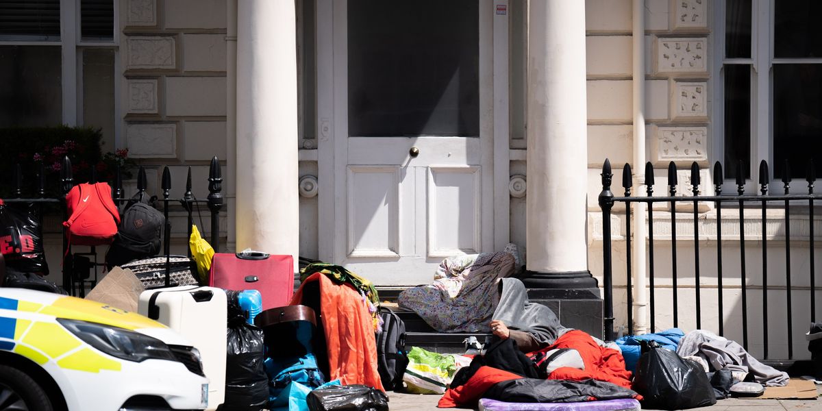 bobmca1's tweet card. A security worker said London's West End is 'verging on lawless'