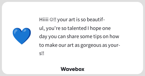 fabiothedead's tweet card. Wavebox（ウェーブボックス）は、匿名で絵文字のリアクションを届ける & 受け取るメッセージツールです。