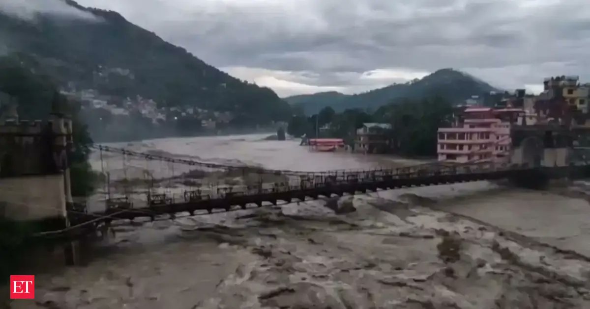 ManshiAsher's tweet card. A government warning highlights the vulnerability of over 100 dams in six Himalayan states to flash floods caused by glacial lake outbursts. Rapidly melting glaciers, attributed to climate change,...