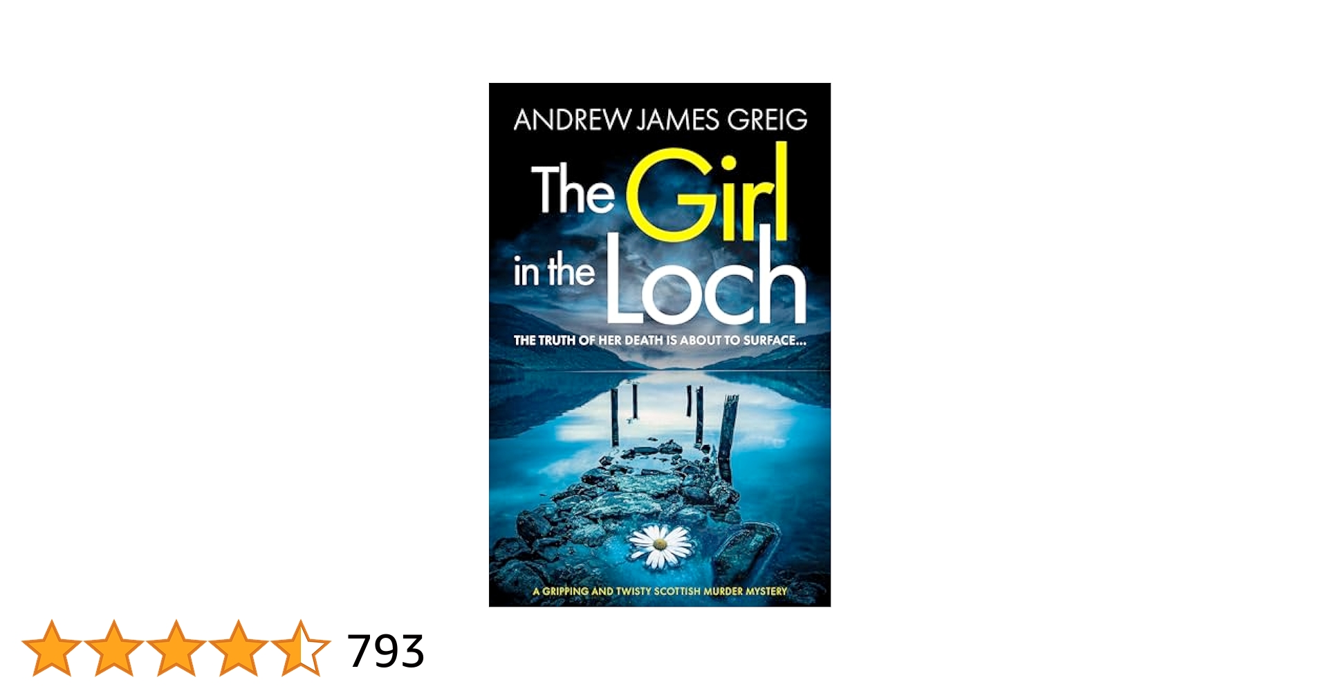 AndrewJamesGre3's tweet card. The Girl in the Loch: A gripping and twisty Scottish murder mystery (Private Investigator Teàrlach...