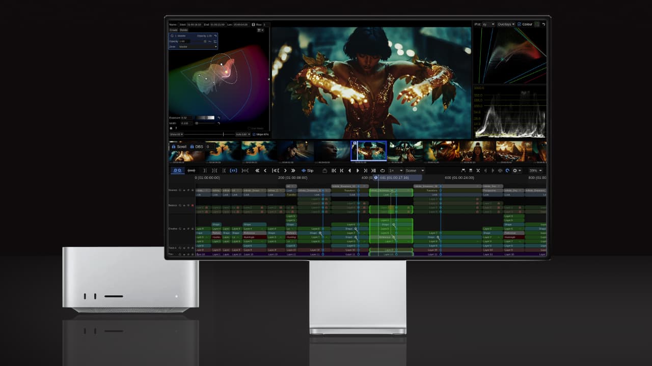 RedSharkNews's tweet card. Review of Baselight for Mac: A first-class color grading tool that's easy to set up and offers excellent customer support, perfect for professionals using latest macOS hardware.
