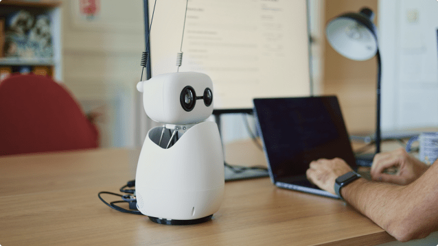 linuxdevices's tweet card. Reachy Mini is a kit for a compact, open-source robot designed explicitly for AI experimentation and human interaction. The kit is available from Hugging Face, which is itself a repository and host…