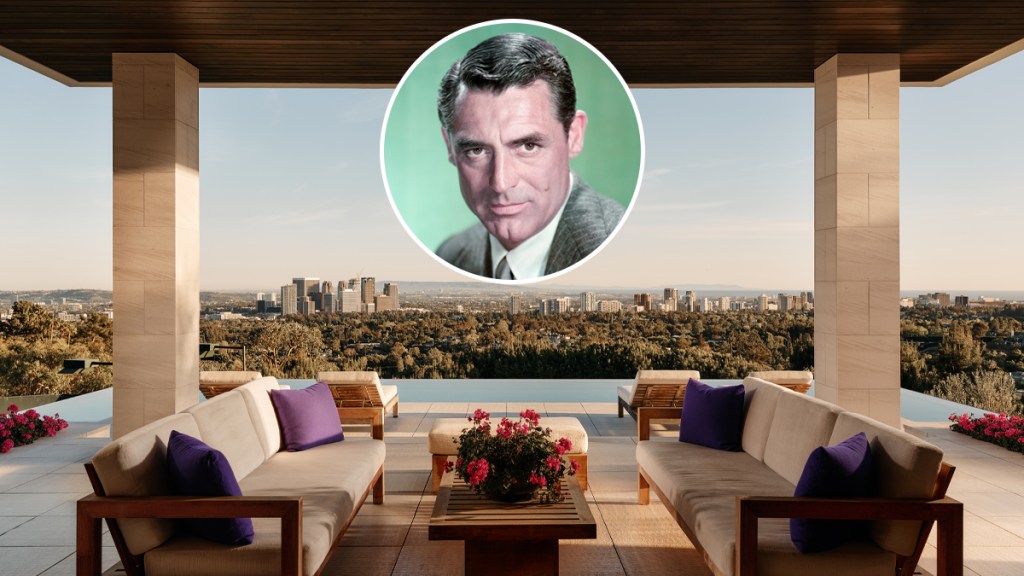 RobbReport's tweet card. The late Hollywood icon's 1940s home has been completely rebuilt by Grant's widow Barbara and her real estate investor husband David Jaynes.