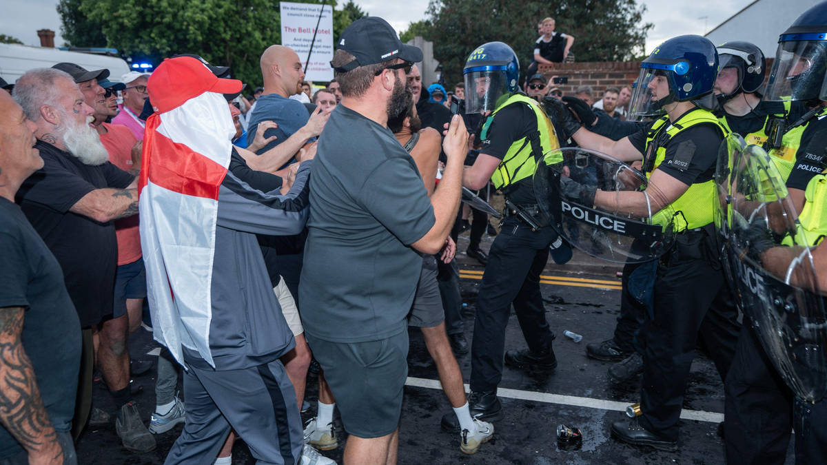 NatashaC's tweet card. Far-right social media accounts from Russia, America and Europe are encouraging disorder at the Epping migrant hotel protests this weekend, LBC can reveal.