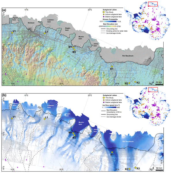 EGU_TC's tweet card. Abstract. Active subglacial lakes beneath the Antarctic Ice Sheet provide insights into the dynamic subglacial environment, with implications for ice-sheet dynamics and mass balance. Most previously...