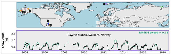 EGU_TC's tweet card. Abstract. Temporally continuous snow depth estimates are vital for understanding changing snow patterns and impacts on permafrost in the Arctic. We trained a random forest machine learning model to...