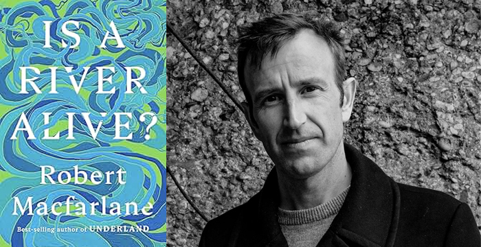 Janeviatopia's tweet card. Don’t miss today’s conversation with Robert Macfarlane. A polyvocal deep dive into the mysteries of words and rivers, of speech acts as spells, whorls as worlds, of grammars of animacy, of what it...