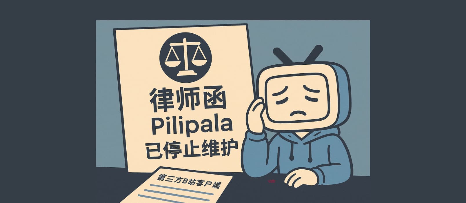 scavin's tweet card. Pilipala 是一款第三方的 B站客户端，支持 Android 与 iOS，前两日开发者在其频道中发布了这样一条消息：