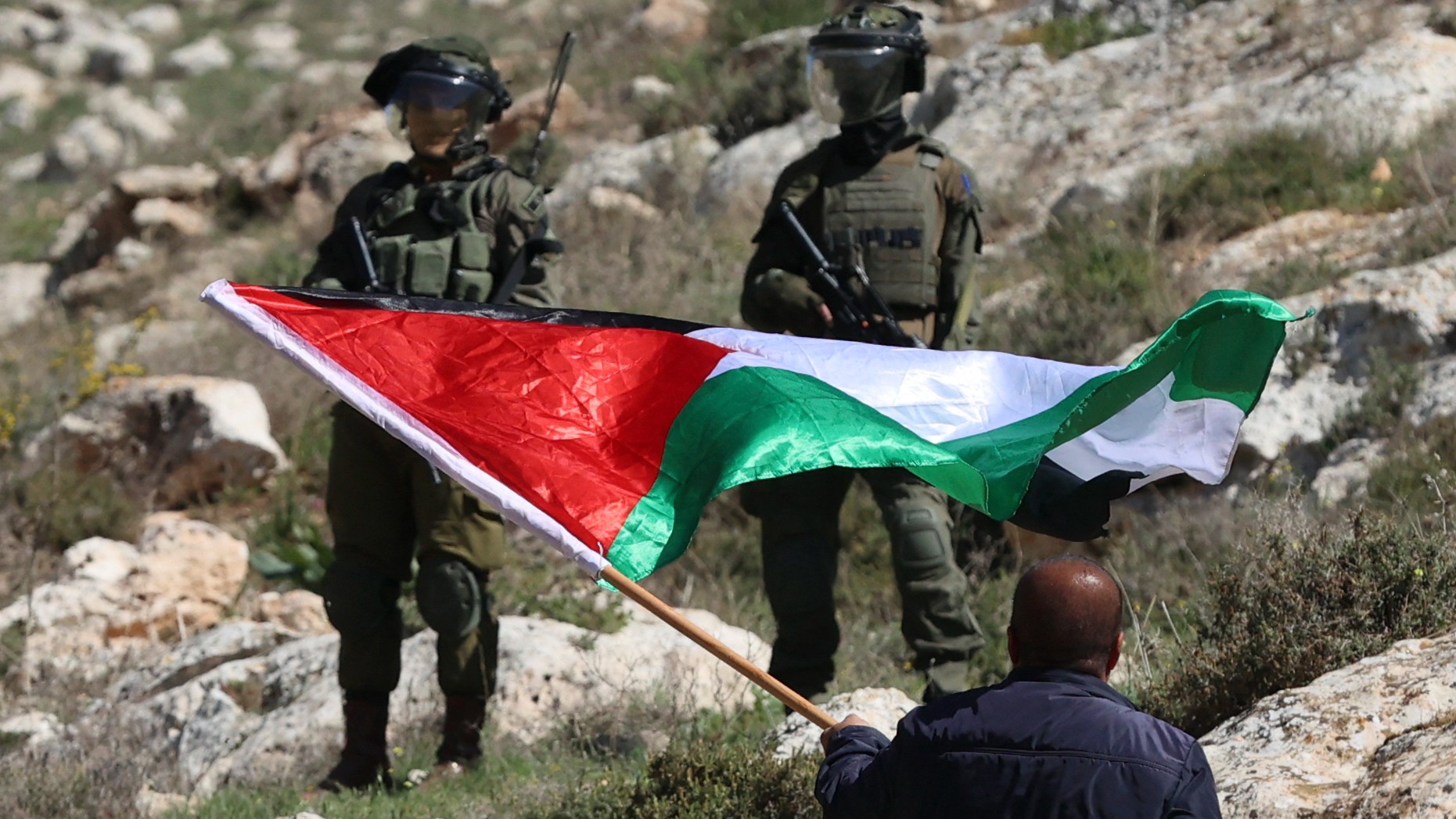 ColterL's tweet card. Pegging the fulfilment of Palestinian rights to a negotiated agreement Israel is committed to ensuring never happens has enabled the occupation to relentlessly march on