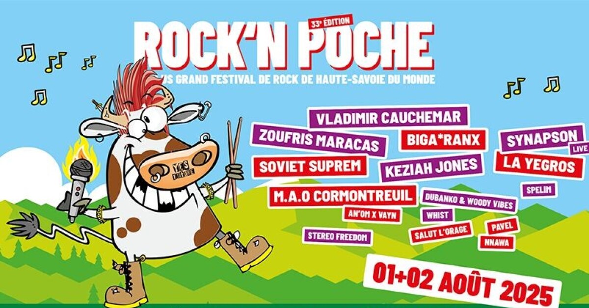 fipradio's tweet card. Keziah Jones, Zoufris Maracas, La Yegros, Biga*Ranx, Synapson, Soviet Suprem, Nnawa, Vladimir Cauchemar, An’Om X Vayn, etc. Un festival éclectique à vivre au cœur des montagnes.