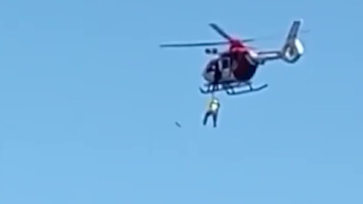 MananerosTVE's tweet card. Un hombre se precipita en el puerto de Elantxobe, cayendo a una zona de ramas, y la Ertzaintza le rescata.