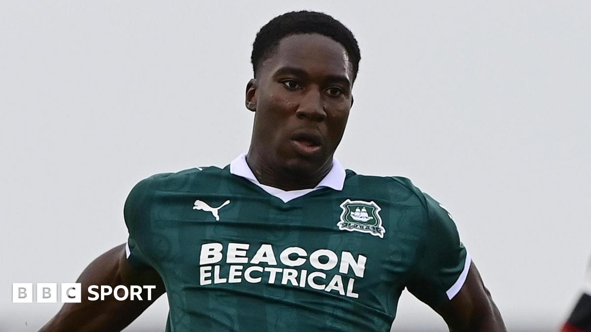 BBCDevon's tweet card. Plymouth Argyle striker Bim Pepple says he is relishing the competition for the place as the Pilgrims' starting centre forward.