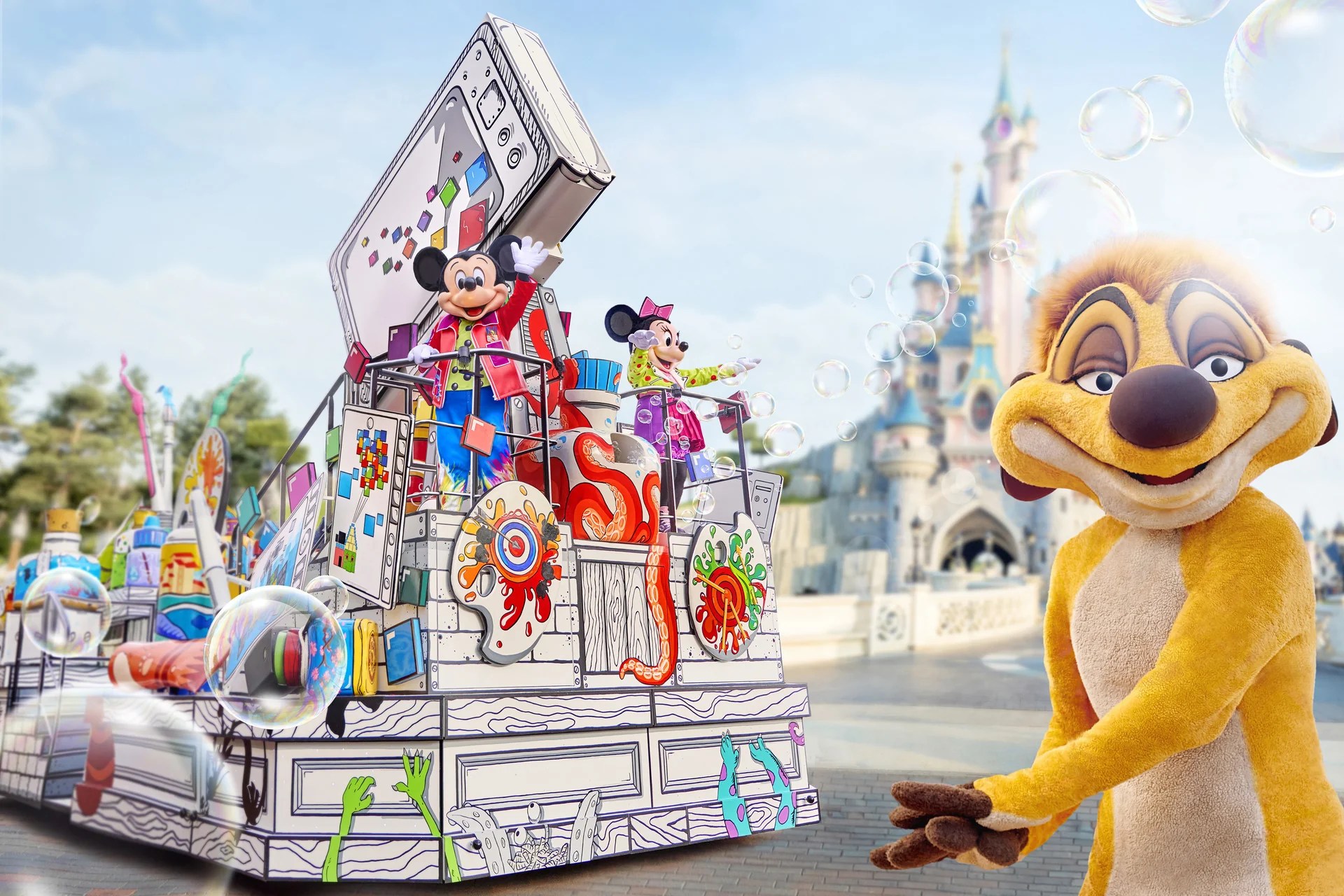 DisneyWorldJp's tweet card. ミュージカルショー「A Million Splashes of Colour」が2026年2月にディズニーランド・パリで再演されることが発表されました。このショーは、色彩、音楽、パフォーマンスの融合を特徴とし、ディズニーのキャラクターや名作...