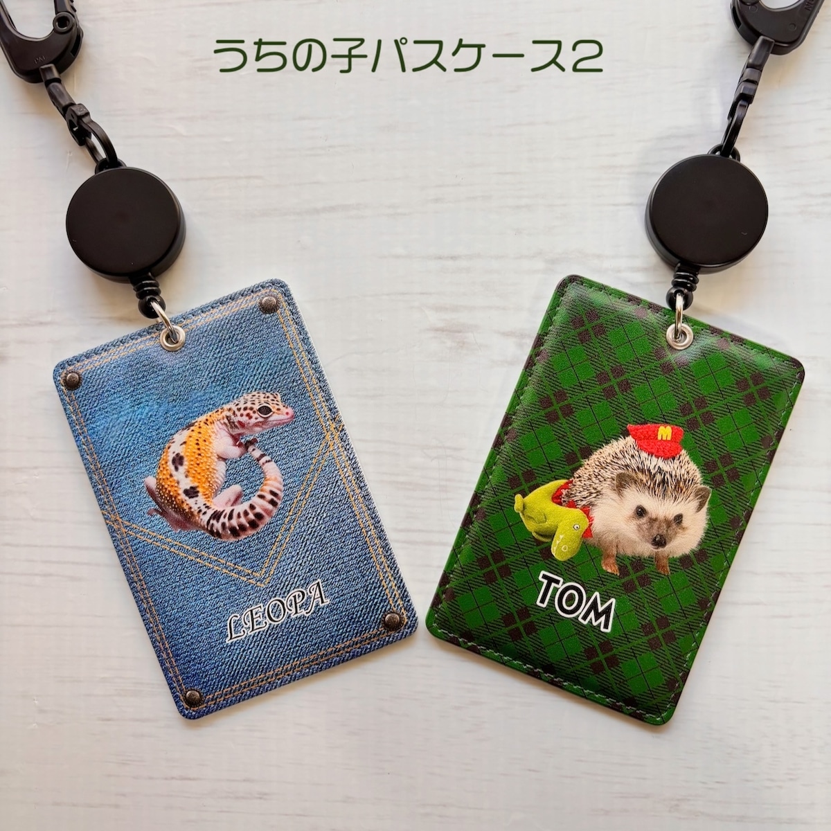 Lilywildrep's tweet card. 可愛いうちの子の写真でパスケースが作れます！世界にたった一つ、お出かけに一緒に連れて行けます。通勤通学やお出かけにお役立てください。みんな大好きジーンズ柄とタータンチェック！タータンチェックはカラー展開がございます。うちの子の写真を入れれば誰も持っていないおしゃれなパスケースができますよ。お作りする画像に合わせてレイアウトをご提案します。大きくしたい、小さくしたいなどのご希望があればお知らせ...