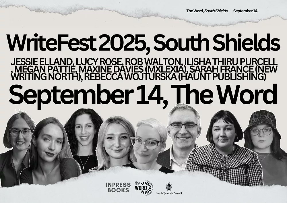 PoetryBookSoc's tweet card. Location: The Word, South ShieldsTickets: https://linktr.ee/inpressbooksJoin us for a day of creativity, connection, and inspiration at WRITE Festival 2025