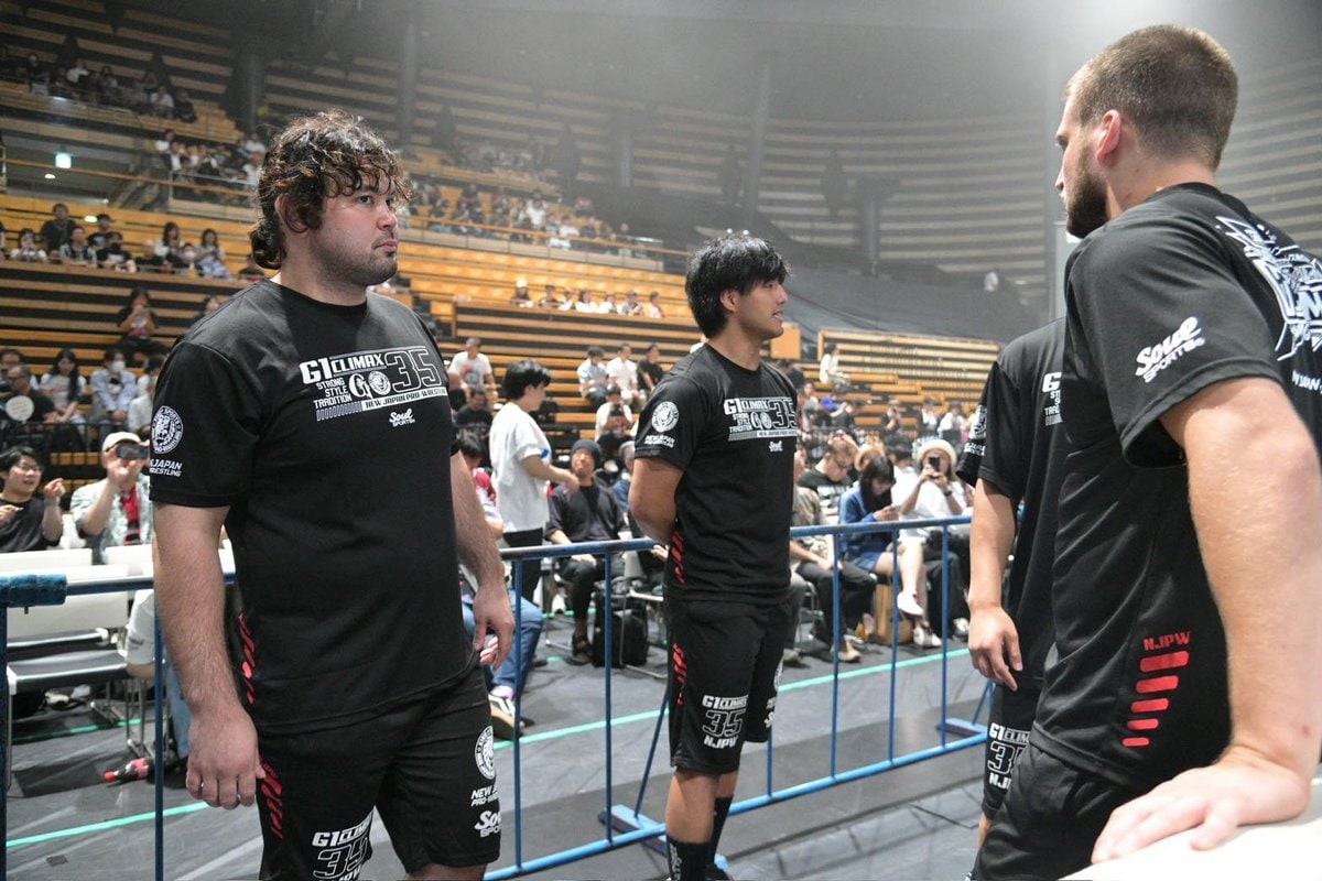 tospo_battle's tweet card. 新日本プロレス真夏の祭典「Ｇ１クライマックス」２５日大田区総合体育館大会で、２０２１年東京五輪...