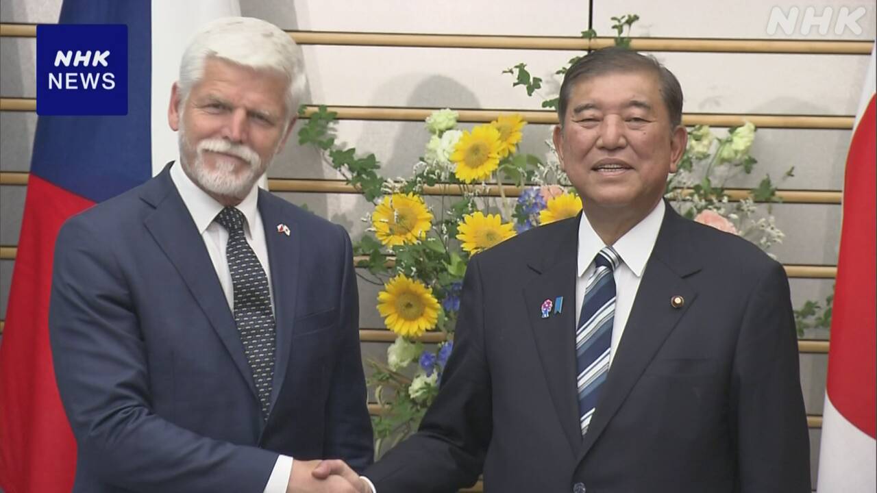 t_gordau's tweet card. 【NHK】石破総理大臣は、大阪・関西万博にあわせて日本を訪れているチェコのパベル大統領と会談し、安全保障や経済など幅広い分野で関係…