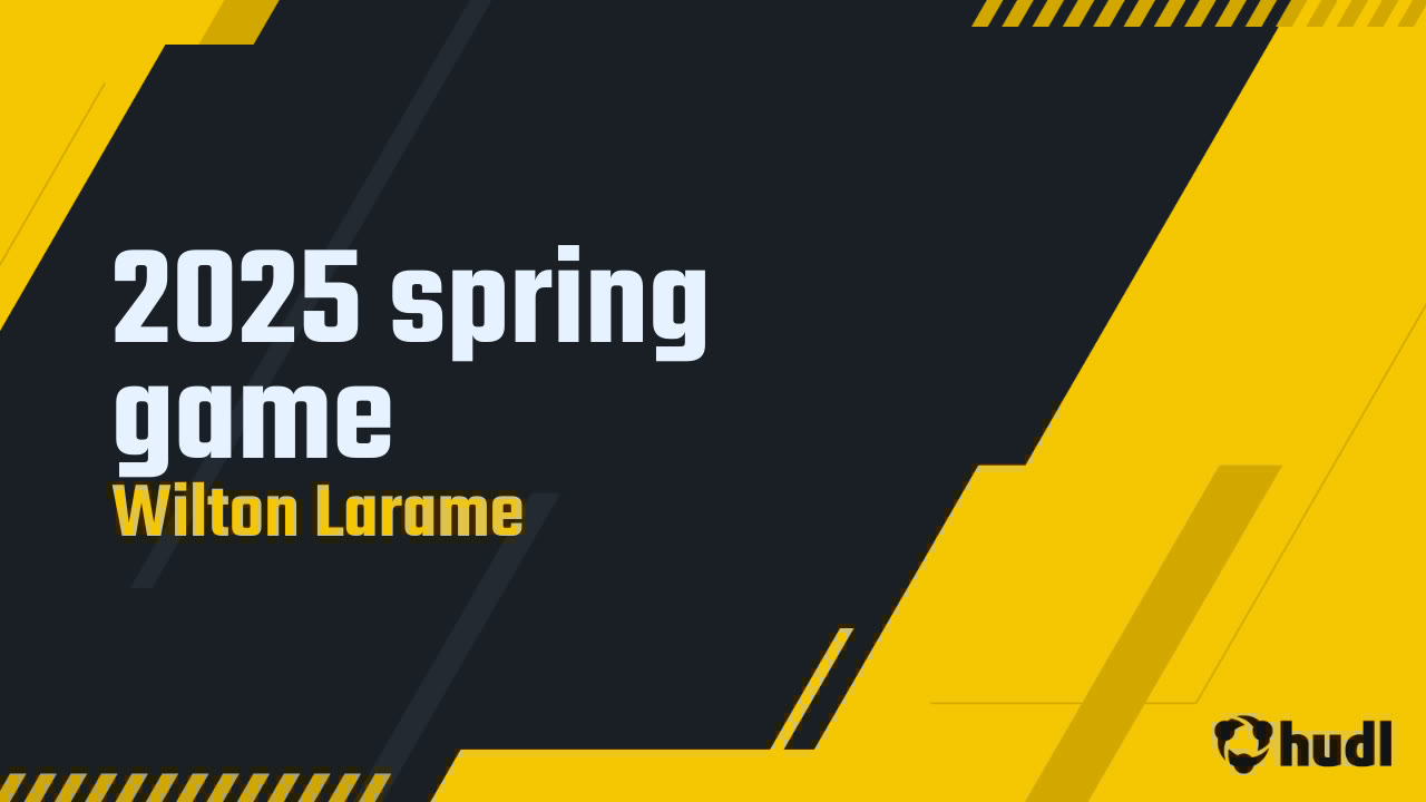ZLarame's tweet card. 2025 spring game
