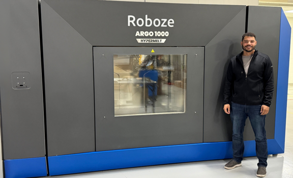3Dable's tweet card. CRG Defense, a U.S.-based aerospace and defense technology company, has acquired the ARGO 1000 HYPERMELT, a large-format 3D printer manufactured by Italian firm Roboze. This acquisition makes CRG one