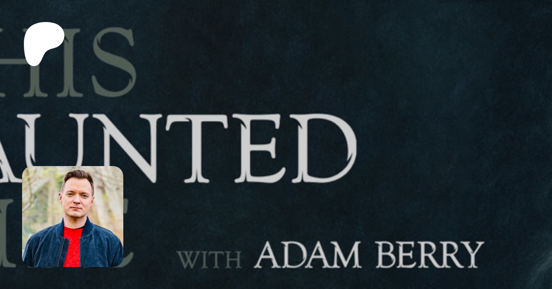 AdamJBerry's tweet card. This Haunted Life