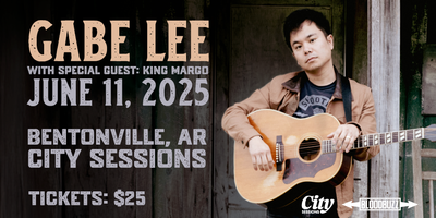 mistergabelee's tweet card. Gabe Lee comes to Northwest Arkansas with special guest King Margo for an intimate house show in Bentonville