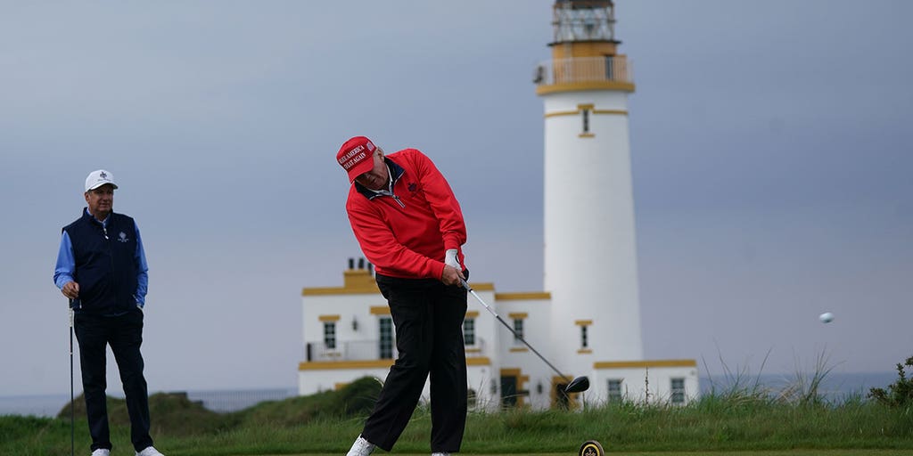 Daves509's tweet card. President Donald Trump's five-day Scotland visit includes checking in on his Turnberry and Aberdeen golf resorts while furthering discussions on the Economic Prosperity Deal between the U.S. and U.K.