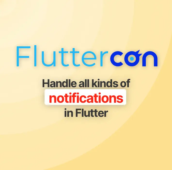 BeGuillaume's tweet card. Get the slides from my FlutterCon 23 talk about notifications in Flutter.