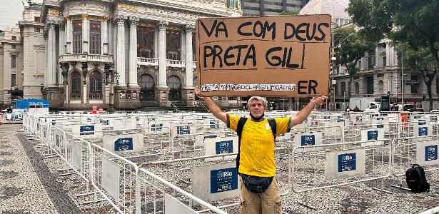 lucaspasin's tweet card. O corpo de Preta Gil já está no Theatro Municipal do Rio de Janeiro para o velório da cantora.Fãs chegaram no local antes das 7h. A cerimônia com as últimas homenagens de amigos, fãs e familiares,...