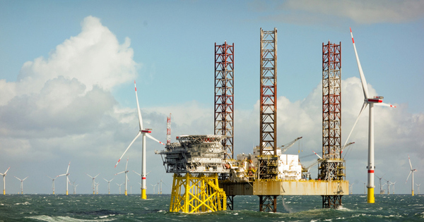 BusinessGreen's tweet card. Government increases the strike prices for offshore, onshore, and floating wind projects for next month's AR7 auction in response to rising costs across the industry