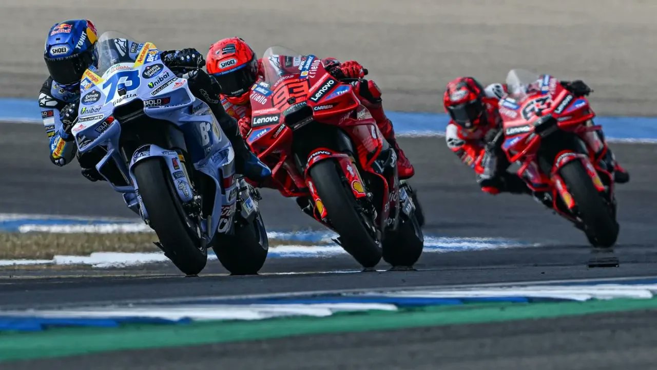 autox's tweet card. MotoGP returns to Brno as Jorge Martin makes his comeback with Aprilia after injury, while Marc Marquez leads the standings before the summer break.