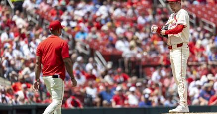 STL_SportsNews's tweet card. Erick Fedde served his purpose, filled a need. That's a reflection of the Cardinals pitching development and lack of depth.