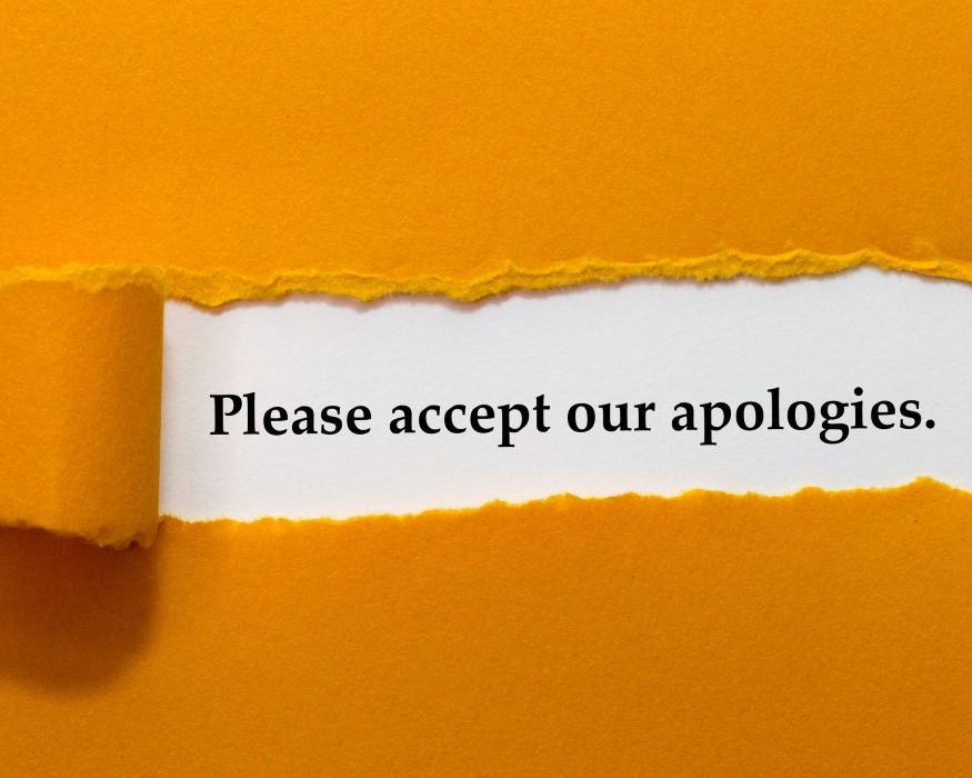ResearchDigest's tweet card. Apologies with longer words, that are more effortful to speak, are perceived as more sincere, according to new research.