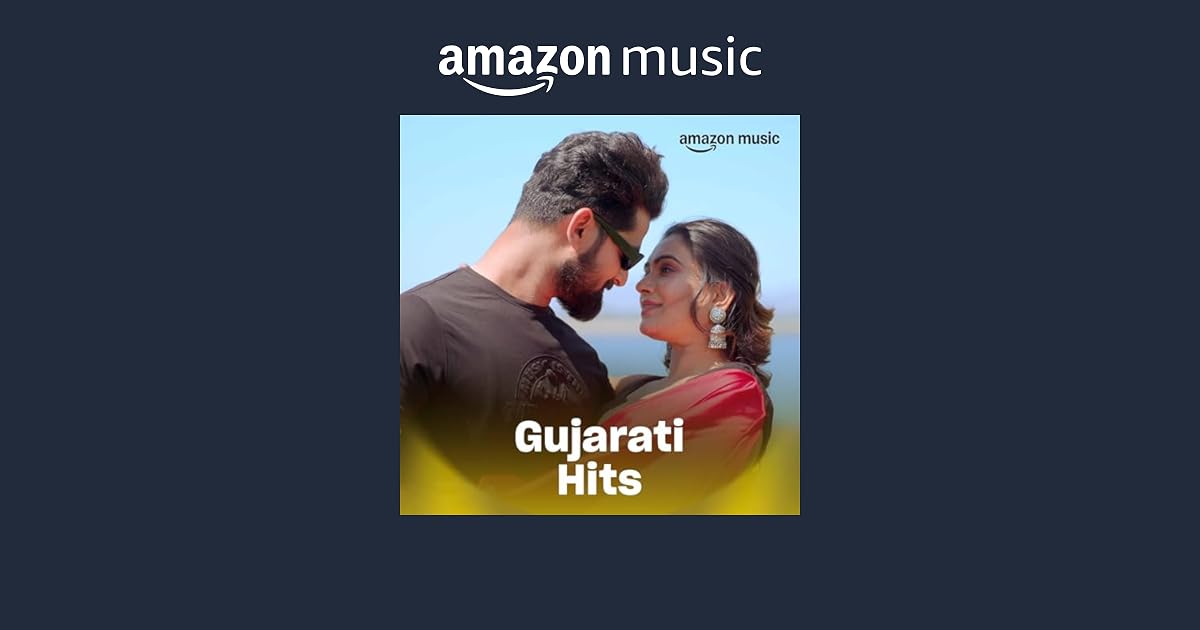 AmazonMusicIN's tweet card. Naresh Thakor, Shashi Kapadiya, Jignesh Barot and more