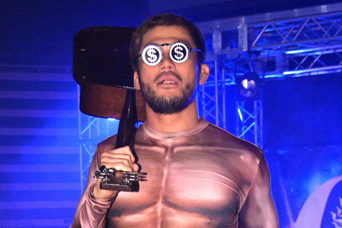 tospo_battle's tweet card. 新日本プロレス真夏の祭典「Ｇ１クライマックス」２５日大田区総合体育館大会のＡブロック公式戦で、...