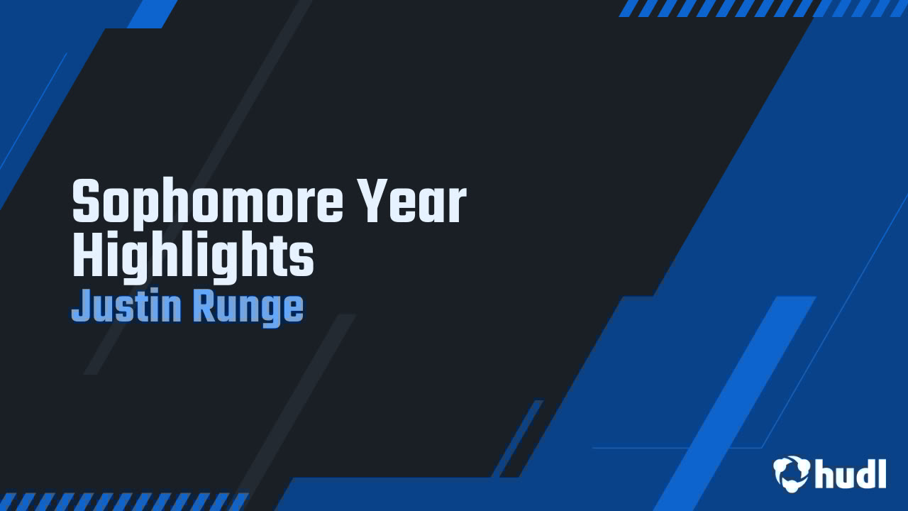 JustinRunge84's tweet card. Sophomore Year Highlights