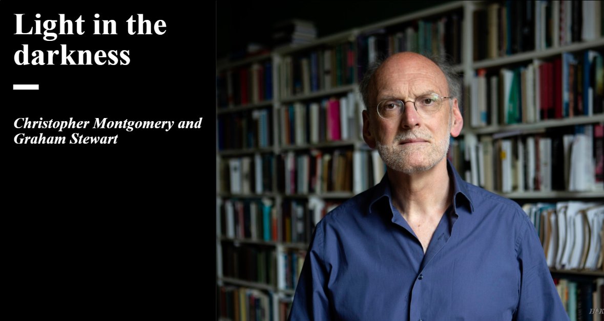 Critic_GStewart's tweet card. In conversation with Nigel Biggar about his career and the work of the Pharos Foundation…