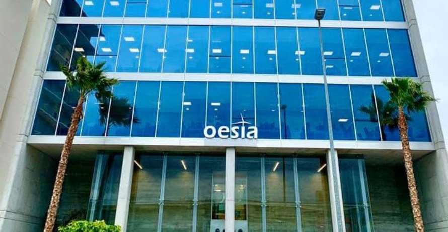 drones_rpas's tweet card. Grupo Oesía bate récords en Castilla-La Mancha y anuncia una inversión histórica de 20 millones en su centro tecnológico de Valdepeñas.