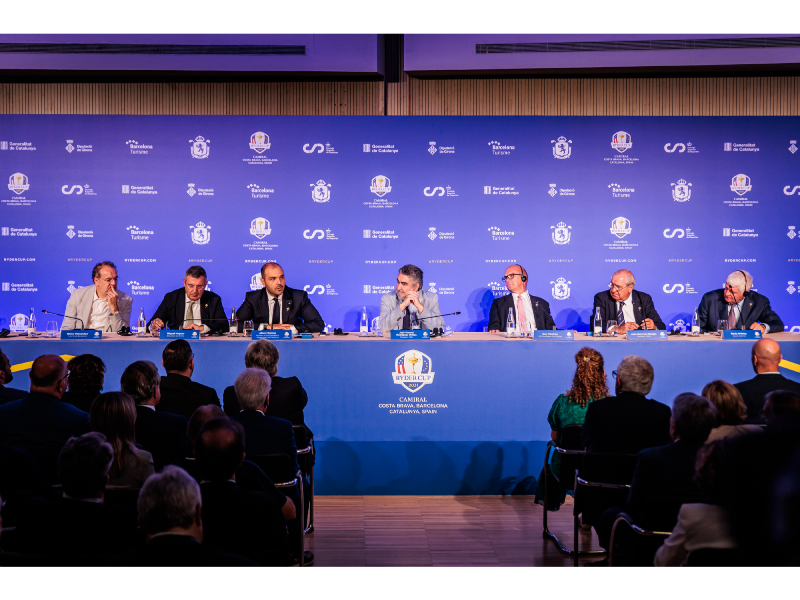 govern's tweet card. Catalunya, capital mundial del golf: ampli acord institucional i privat amb la Ryder Cup el 2031