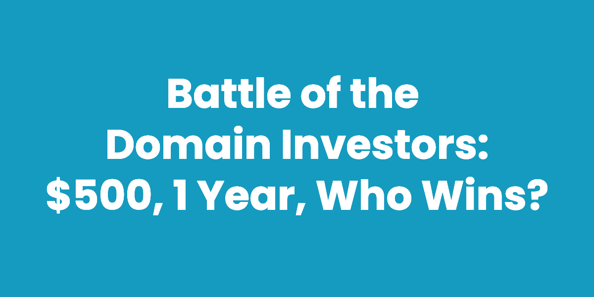 MichaelCyger's tweet card. Ready to see how far $500 can take you in domain investing? I'm sharing every buy, sale & strategy LIVE. Learn from my real wins, losses & tactics.