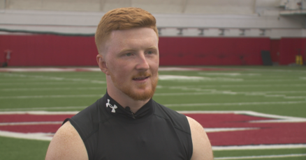 VAQB8's tweet card. Wisconsin has a new quarterback this fall. Sports Director Karley Marotta sat down with transfer Billy Edwards Jr. — and in part one of their conversation, he shares why he