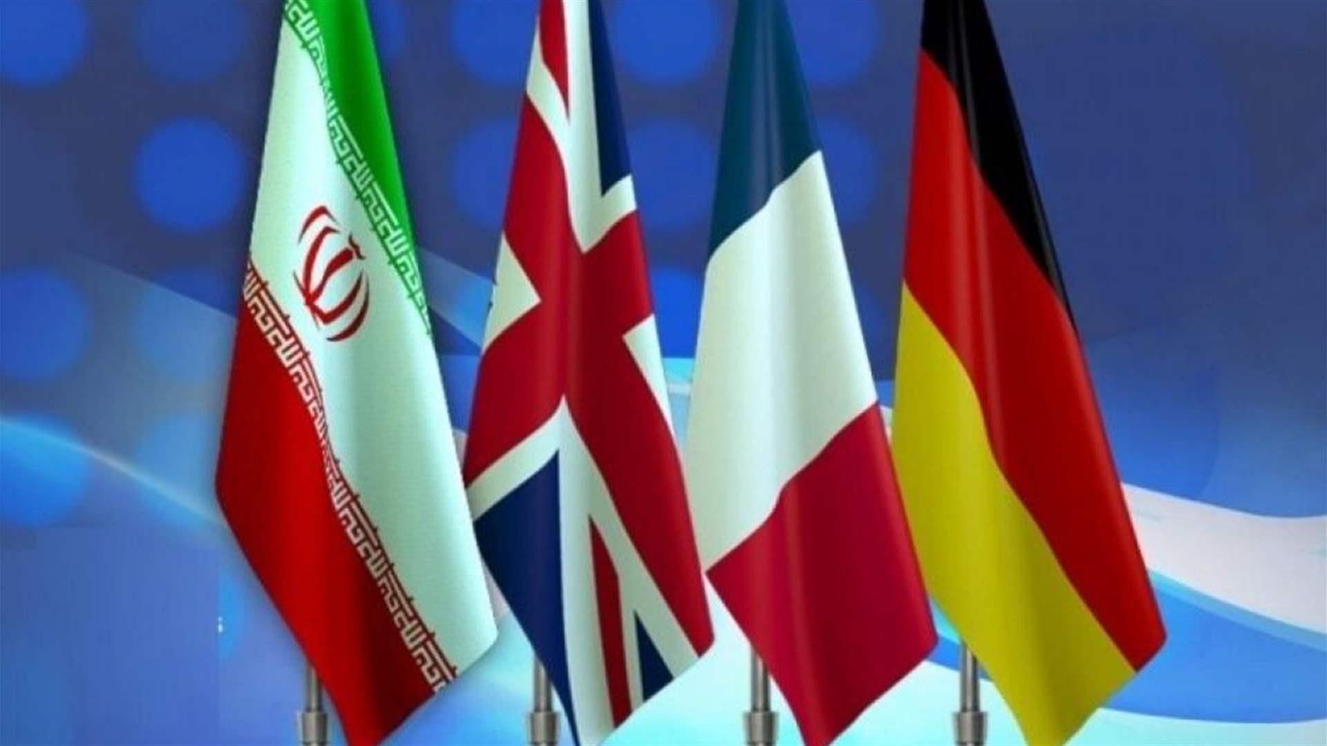 LBCI_News_EN's tweet card. Iran diplomat says held 'frank' talks with European powers over Israel war, sanctions