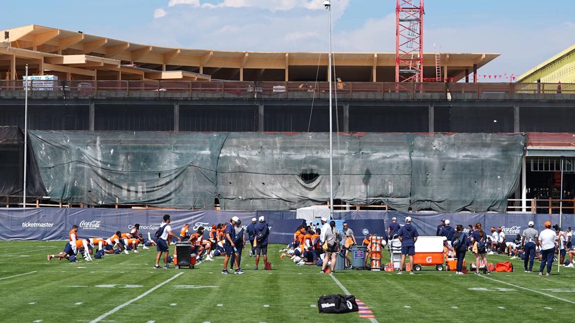 9NEWSSports's tweet card. A limited number of fans will attend each day due to construction of the club's new team headquarters.