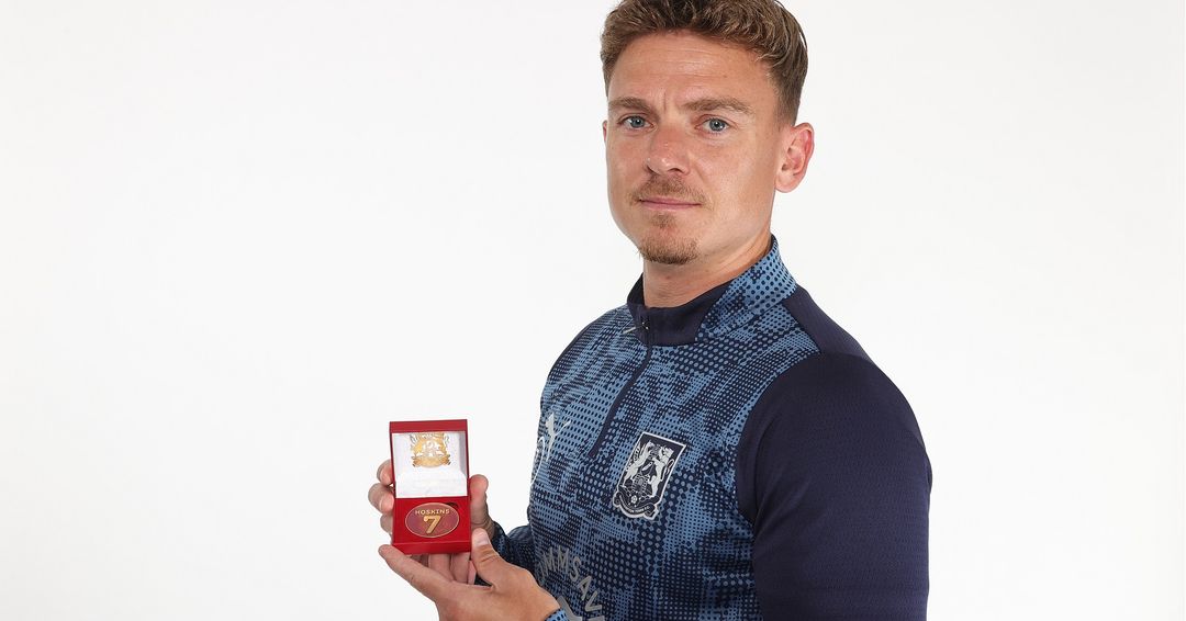 ntfc's tweet card. COMMEMORATIVE COIN LAUNCHED TO MARK THE SAM HOSKINS TESTIMONIAL SEASON
