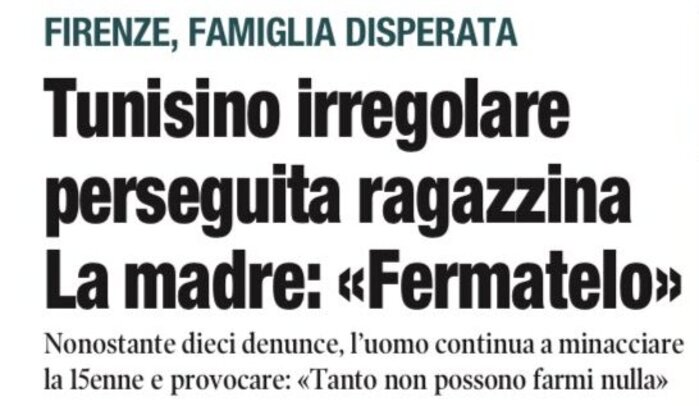 CriminImmigratl's tweet card. Tunisino perseguita 15enne italiana nonostante 10 denunce: “Tanto non possono farmi nulla” ultima modifica: 2025-07-25T11:44:56+00:00 da