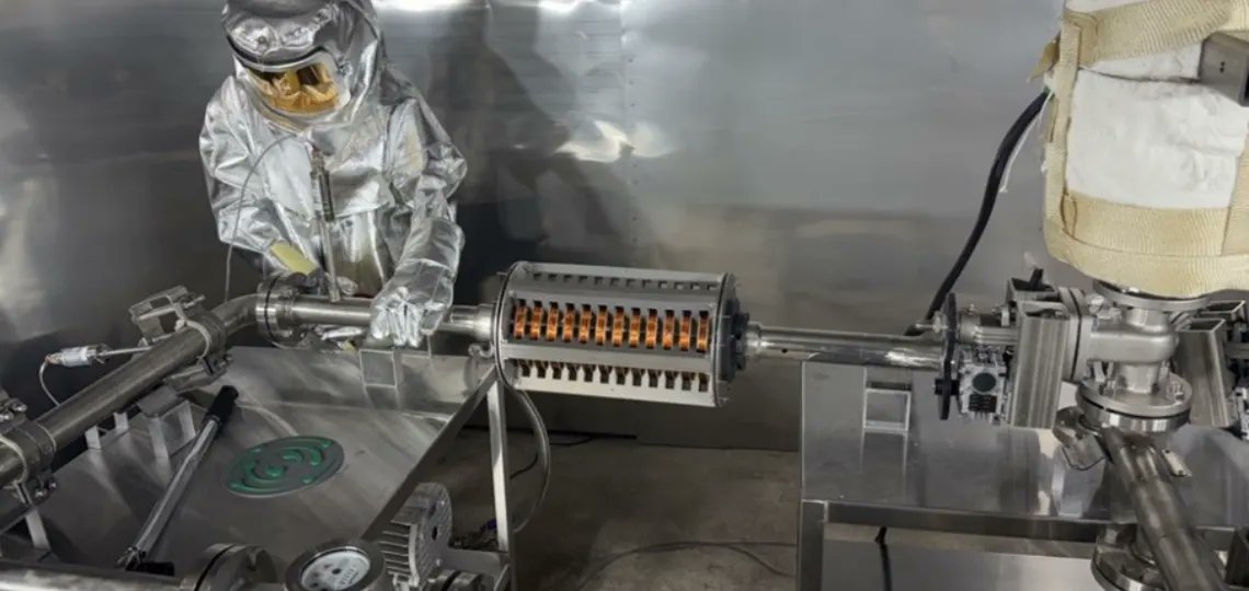 nano_nuclear's tweet card. NANO Nuclear Energy assembles and tests its annular induction pump, an innovation for microreactors and thermal management in advanced nuclear reactors.