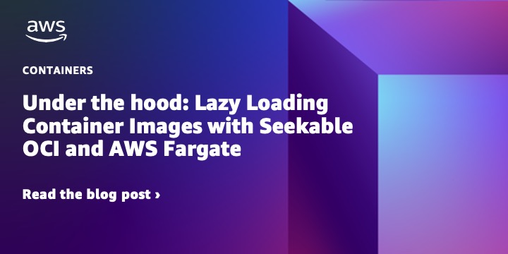MatsLanner's tweet card. November 2023: AWS Fargate now supports having both SOCI and non SOCI enabled containers in the same Amazon ECS task, therefore the “All container images within an Amazon ECS Task need a SOCI Index...